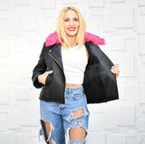 ARYA Moto Jacket-Jackets & Coats-Moda Me Couture