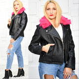 ARYA Moto Jacket-Jackets & Coats-Moda Me Couture