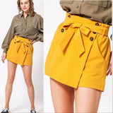 Mustard Skort-Pants-Moda Me Couture