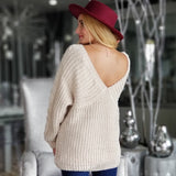 EUNICE Ultra Soft Sweater - Beige-Sweater-Moda Me Couture
