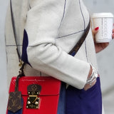 Grid Print Coat - Beige-Jackets & Coats-Moda Me Couture