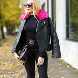 ARYA Moto Jacket-Jackets & Coats-Moda Me Couture