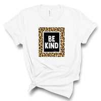 Be Kind Leopard Graphic Tee