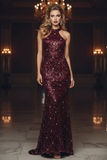 Burgundy Mermaid Wide Front