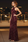 Burgundy Mermaid Wide Three-Quarter