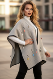 Tassel Cape White Top Three-Quarter