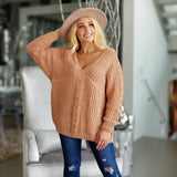 EUNICE Ultra Soft Sweater - Clay-Sweater-Moda Me Couture