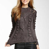 Thick Soft Cable Knot Sweater-Sweater-Moda Me Couture