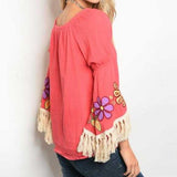 Medow Embroider Top-Tops-Moda Me Couture
