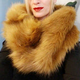 Oversized Faux Fur Infinity Scarf-Accessories-Moda Me Couture