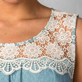 Seafoam Blue Summer Dress-Dress-Moda Me Couture