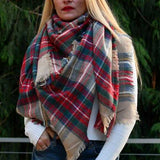 Merrily We Go Oversized Blanket Scarf-Accessories-Moda Me Couture
