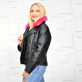 ARYA Moto Jacket-Jackets & Coats-Moda Me Couture