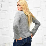 HEATHER Gray Sweater-Sweater-Moda Me Couture