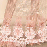 Paris Feather & Sequin Gown-Dress-Moda Me Couture