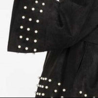 Anna Faux Suede Wrap Jacket-Jackets & Coats-Moda Me Couture