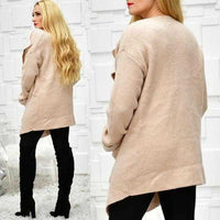 Classy Cardigan With Pockets-Sweater-Moda Me Couture