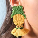 Pineapple Earrings-Jewelry-Moda Me Couture
