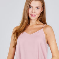 Zoey Blush Pink Camisole-Tops-Moda Me Couture