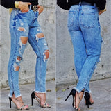 Ally Ripped Jeans-Jeans-Moda Me Couture