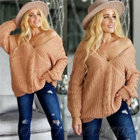 EUNICE Ultra Soft Sweater - Clay-Sweater-Moda Me Couture