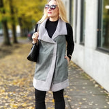 MARCY Vegan Leather Vest-Jackets & Coats-Moda Me Couture