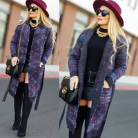 ZOEY Everyday Style Knit Cardigan - Purple-Sweater-Moda Me Couture
