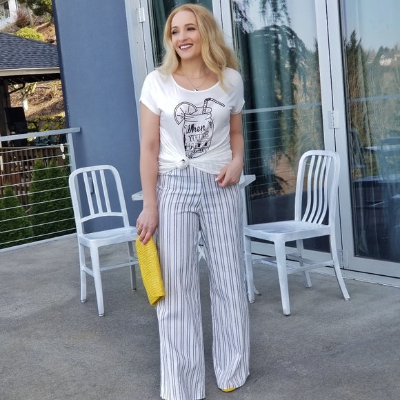 Resort Vibes Striped Pants-Pants-Moda Me Couture