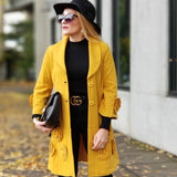 MOONLIGHT Mustard Coat