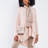SOFIA Soft Pink Oversized Sweater-Sweater-Moda Me Couture