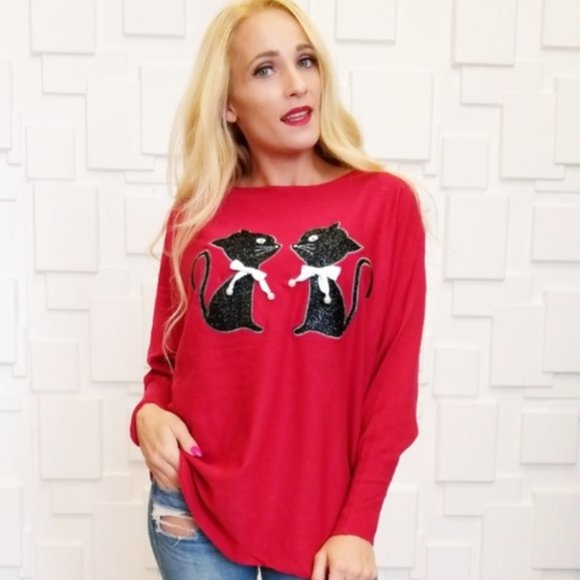 Kitty Sweater Top