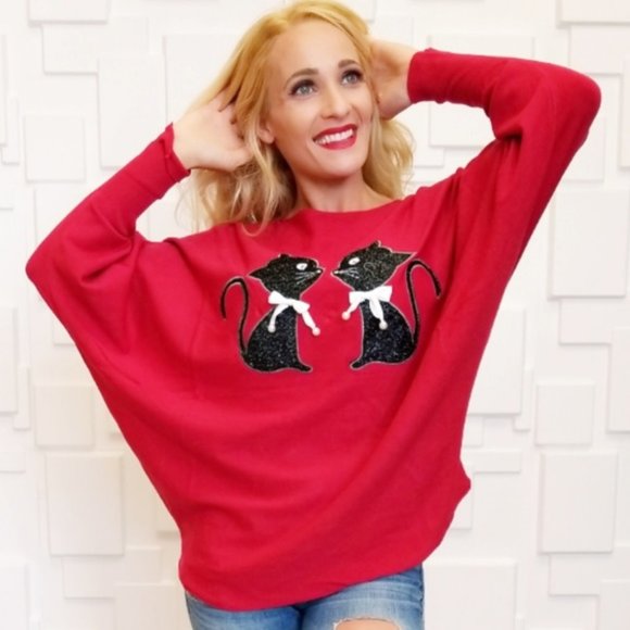 Kitty Sweater Top