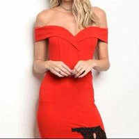 Red Formal Gown Dress-Dress-Moda Me Couture