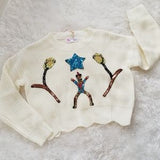 Soldier Christmas Sweater Cream-Sweater-Moda Me Couture