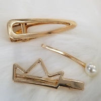 Hair Clips 3 Piece Set-Accessories-Moda Me Couture