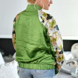 Camo Print Sequin Jacket-Jackets & Coats-Moda Me Couture