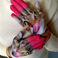 My Little Kitty Gloves - Pink
